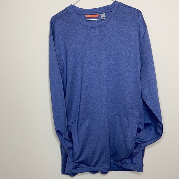 CBUK Mens Moisture Wicking Blue Long Sleeve Shirt XL - Picture 13 of 15
